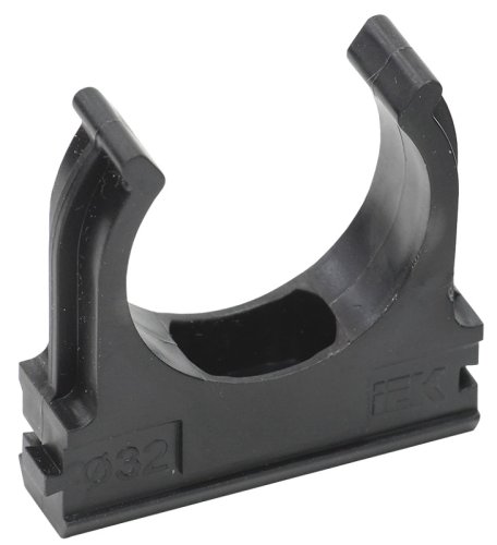 Клипса для гофры IEK CF32 Д=32 черный (уп. 50шт) картинка